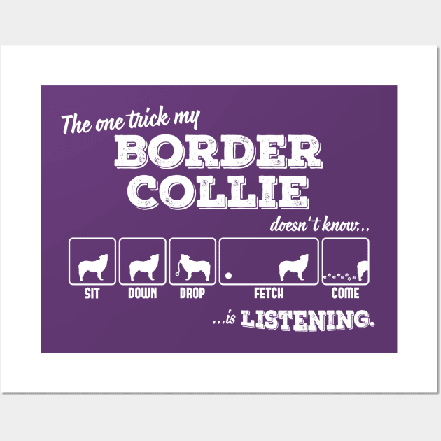 Border Collie Wall Art by nektarinchen